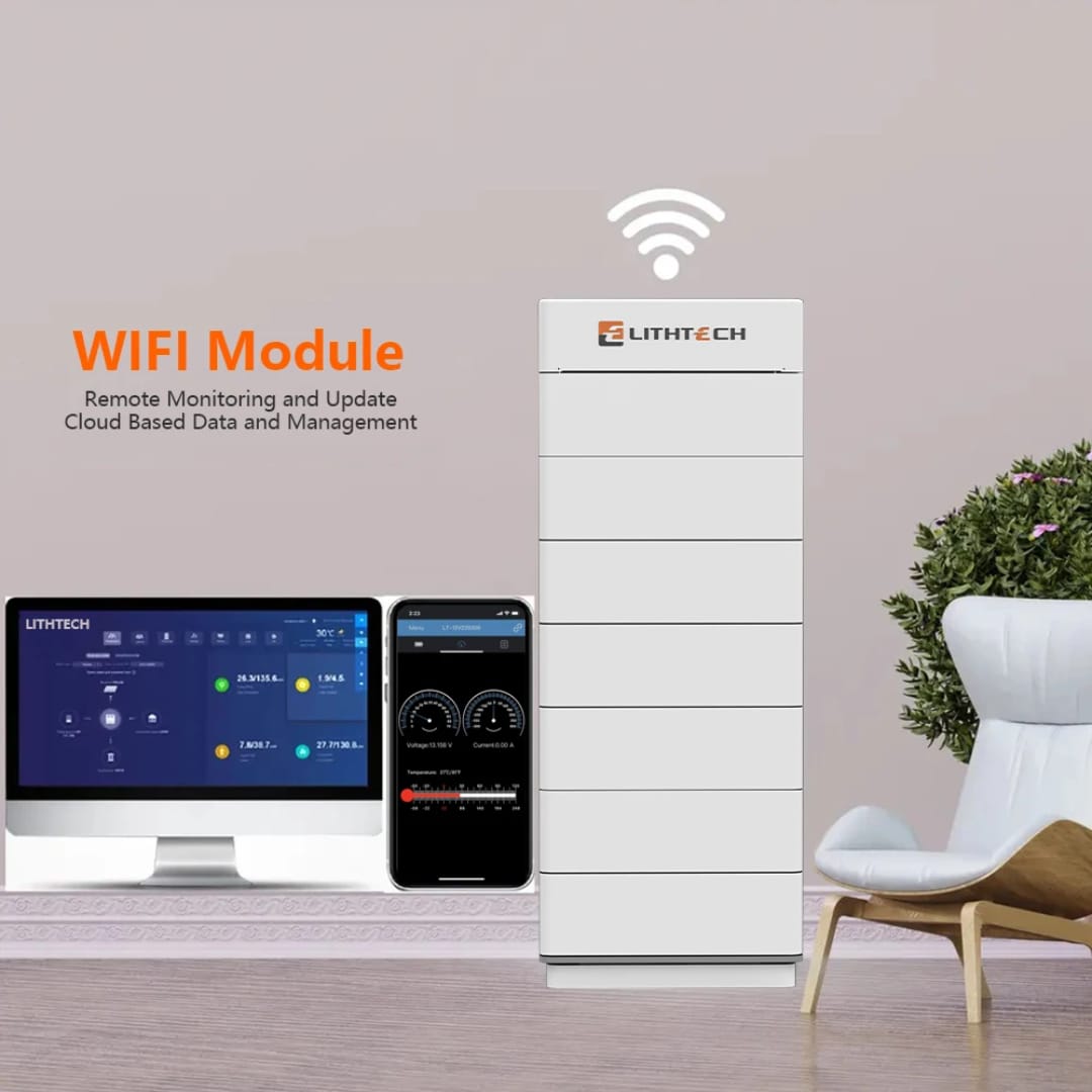 Lithtech Thuisbatterij Hoog Voltage – 20 tot 40 kWh